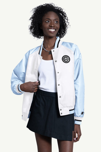Starter Hot Sale / WOMENS CHICAGO CUBS BLITZ VARSITY JACKET
