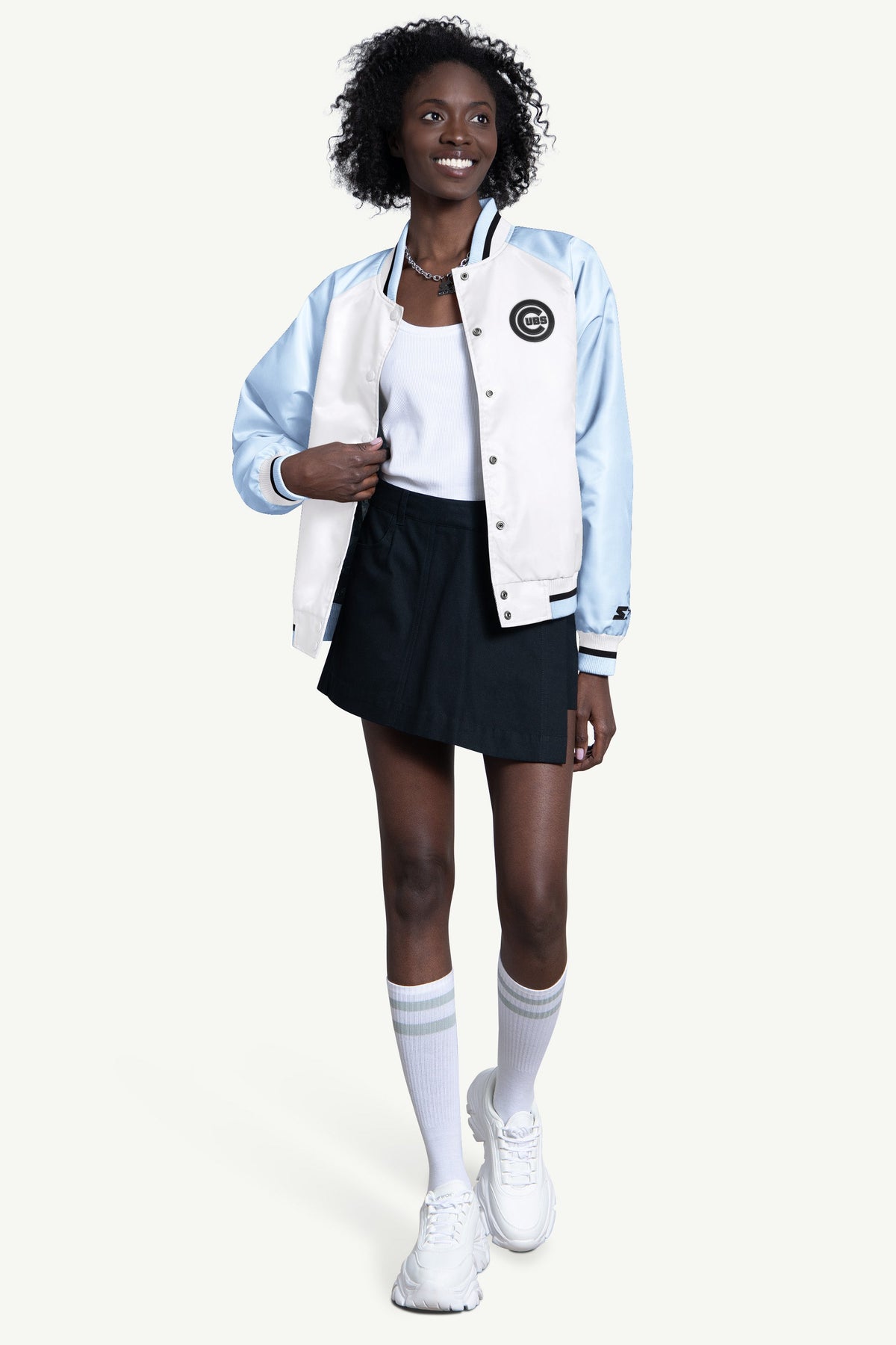 Starter Hot Sale / WOMENS CHICAGO CUBS BLITZ VARSITY JACKET