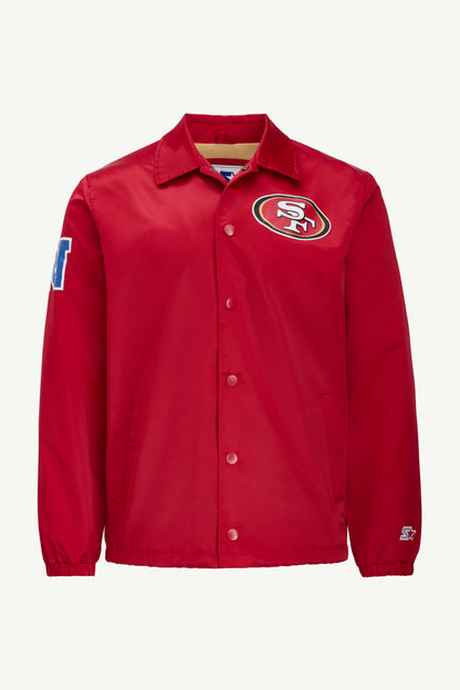 Starter Sale / MENS SAN FRANCISCO 49ERS COACHES JACKET