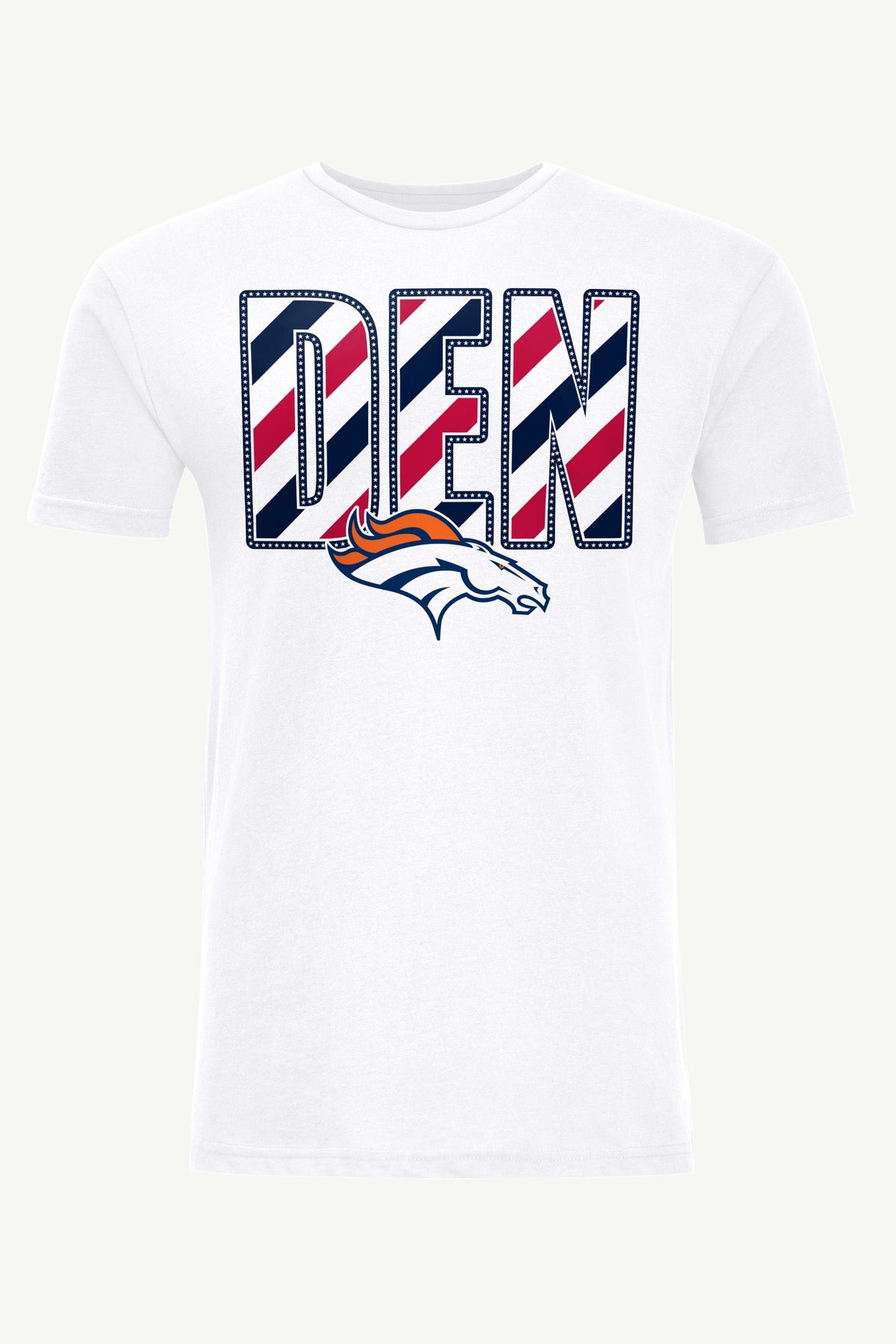 Starter Great Value / MENS DENVER BRONCOS STARS AND STRIPES T SHIRT