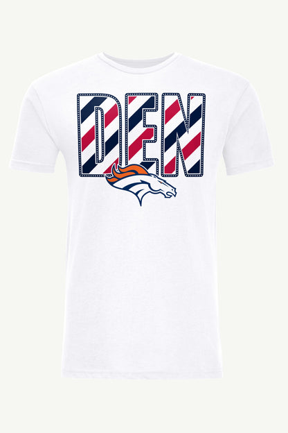 Starter Great Value / MENS DENVER BRONCOS STARS AND STRIPES T SHIRT