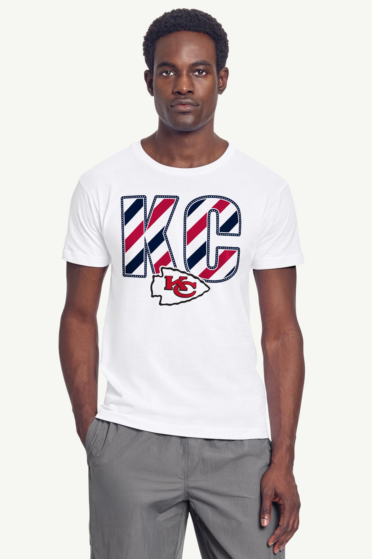Starter Trending / MENS KANSAS CITY CHIEFS STARS AND STRIPES T SHIRT