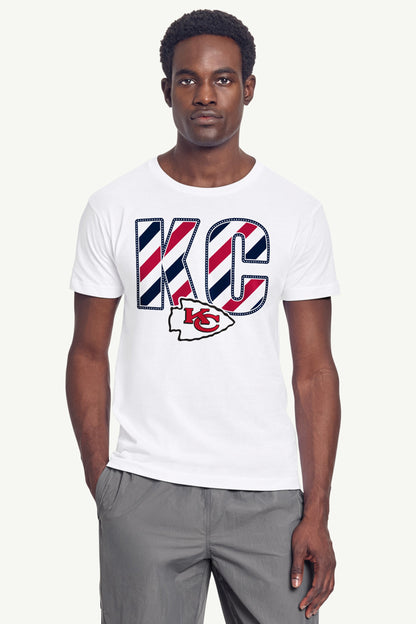 Starter Trending / MENS KANSAS CITY CHIEFS STARS AND STRIPES T SHIRT