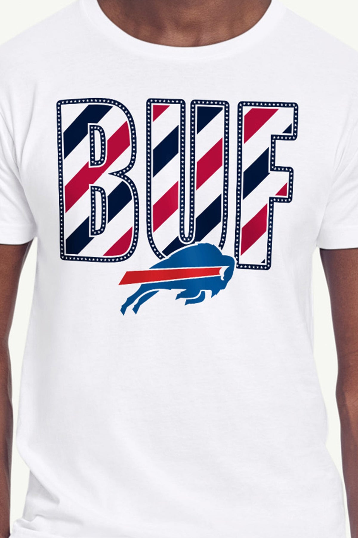 Starter Everyday / MENS BUFFALO BILLS STARS AND STRIPES T SHIRT