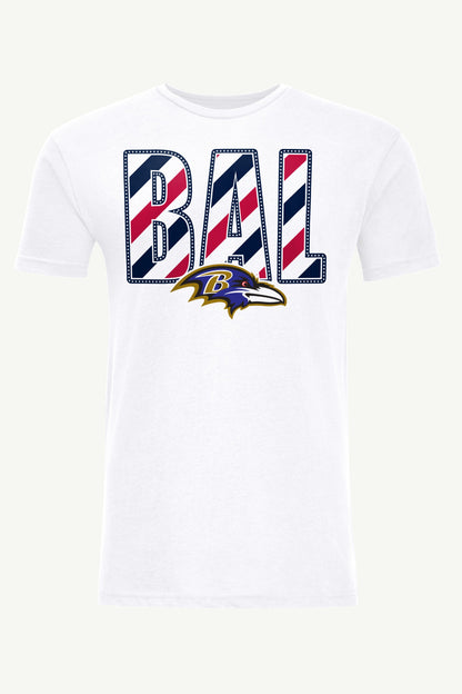 Starter Latest / MENS BALTIMORE RAVENS STARS AND STRIPES T SHIRT