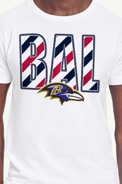 Starter Latest / MENS BALTIMORE RAVENS STARS AND STRIPES T SHIRT