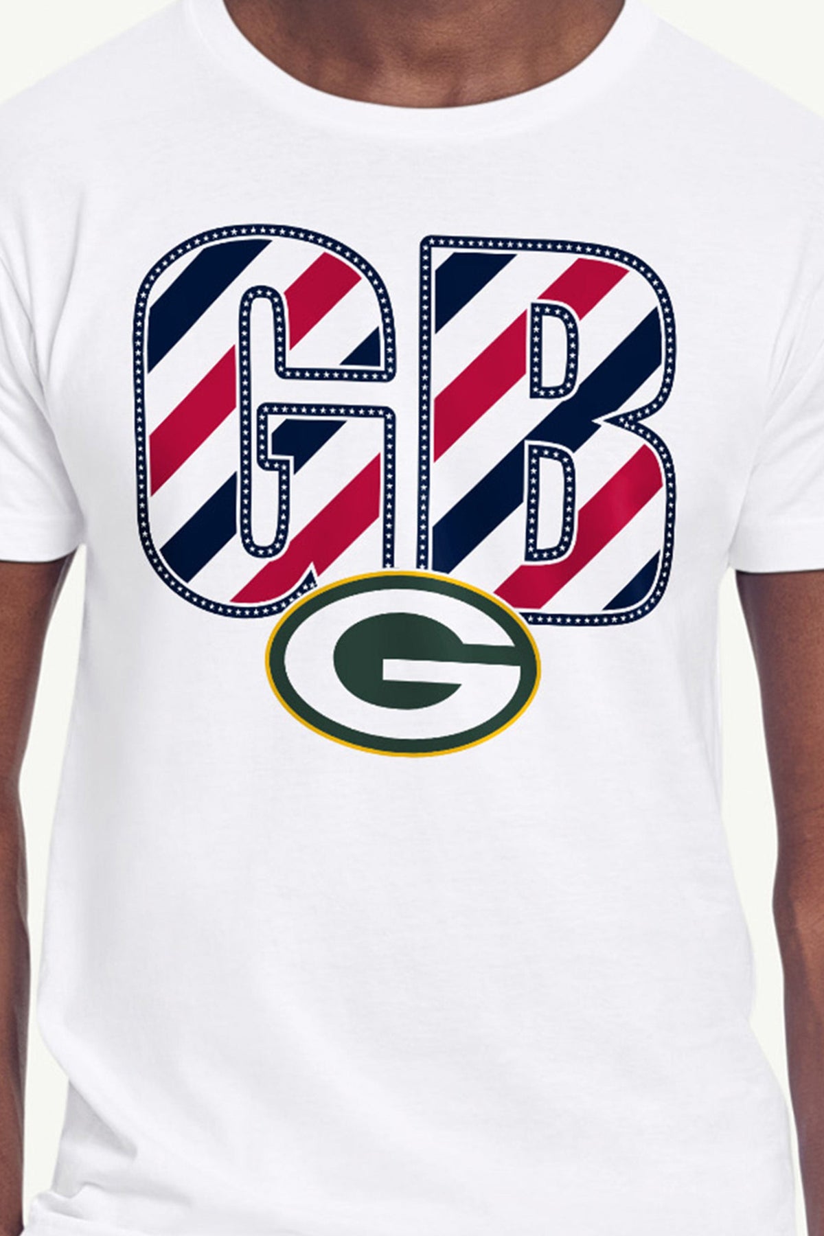 Starter Essential / MENS GREEN BAY PACKERS STARS AND STRIPES T SHIRT