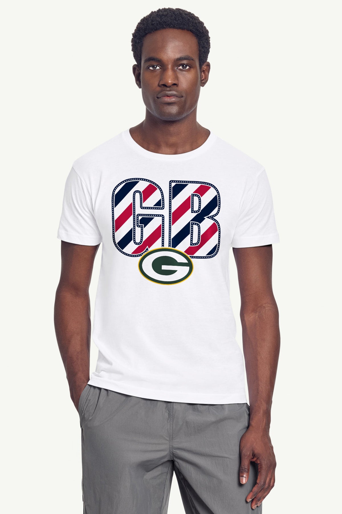 Starter Essential / MENS GREEN BAY PACKERS STARS AND STRIPES T SHIRT