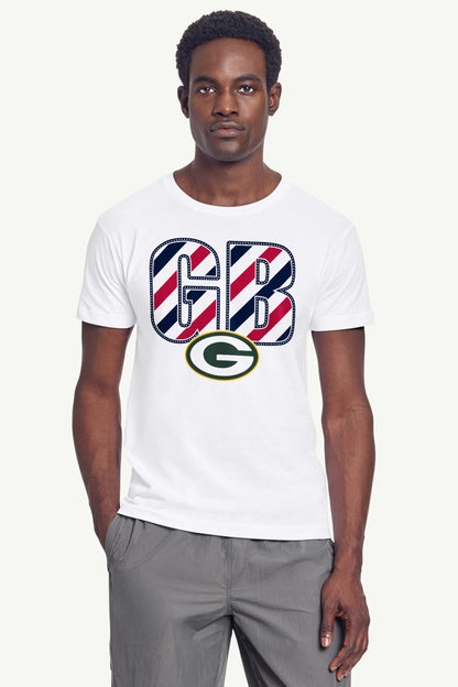 Starter Essential / MENS GREEN BAY PACKERS STARS AND STRIPES T SHIRT
