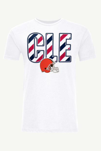 Starter Premium / MENS CLEVELAND BROWNS STARS AND STRIPES T SHIRT