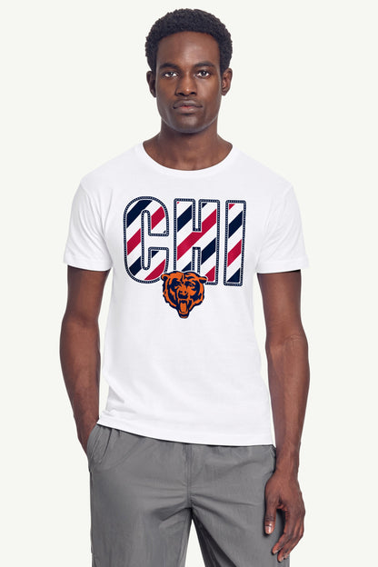 Starter Customer Favorite / MENS CHICAGO BEARS STARS AND STRIPES T SHIRT