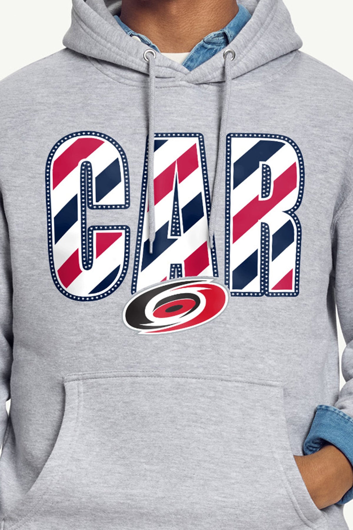 Starter Special Offer / MENS CAROLINA HURRICANES STARS AND STRIPES HOODIE