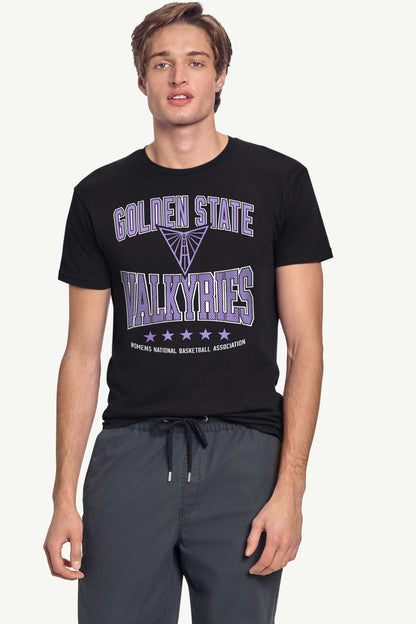 Starter Exclusive / MENS WNBA GOLDEN STATE VALKYRIES CENTER SQUEEZE T SHIRT