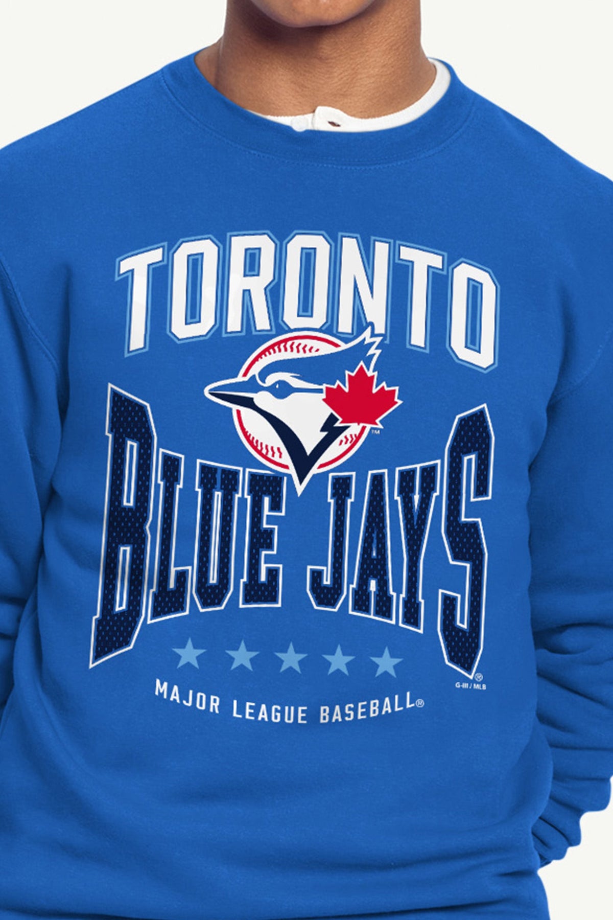 Starter Trusted / MENS TORONTO BLUE JAYS CENTER SQUEEZE SWEATSHIRT