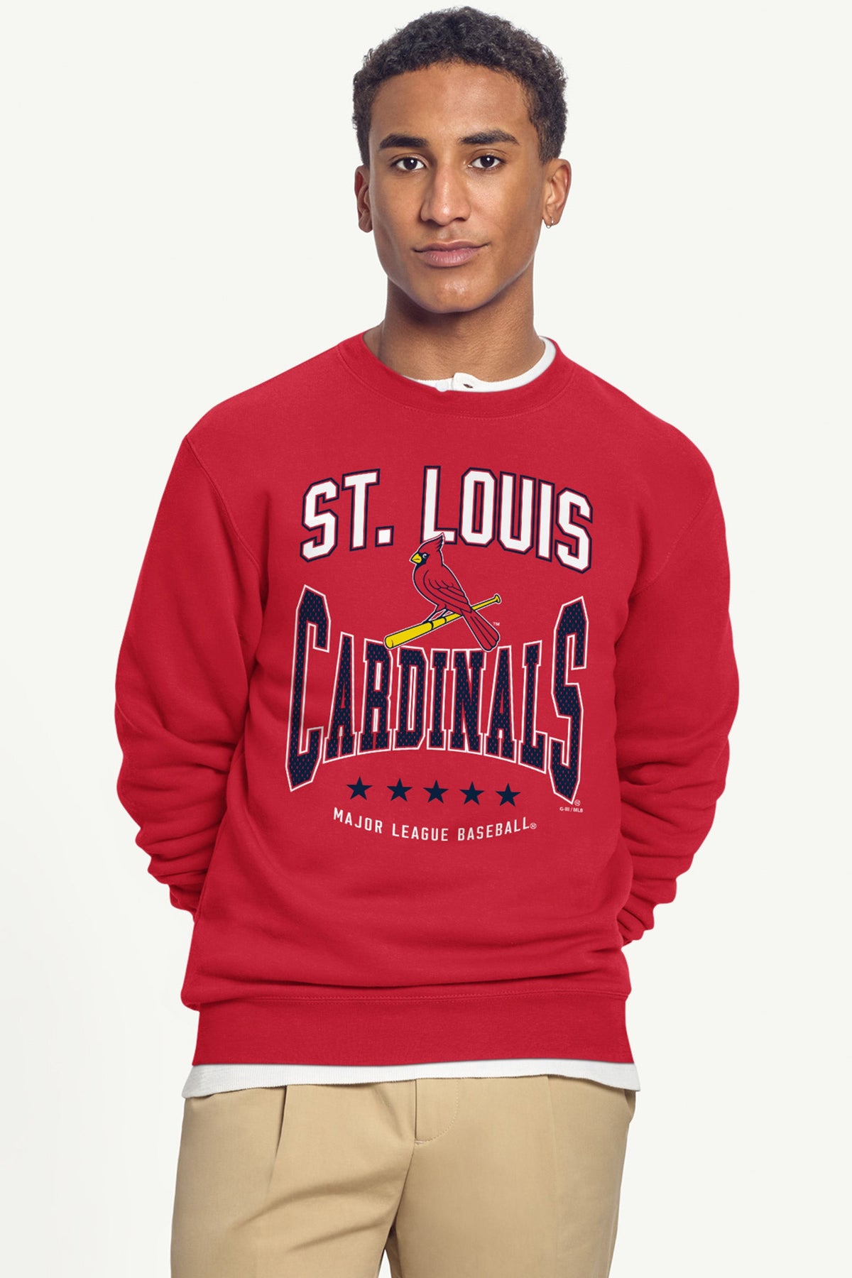 Starter Trending / MENS ST. LOUIS CARDINALS CENTER SQUEEZE SWEATSHIRT