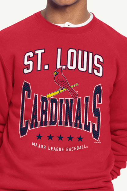 Starter Trending / MENS ST. LOUIS CARDINALS CENTER SQUEEZE SWEATSHIRT