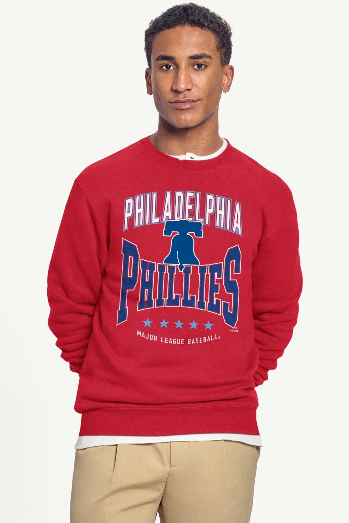 Starter Customer Favorite / MENS PHILADELPHIA PHILLIES CENTER SQUEEZE SWEATSHIRT
