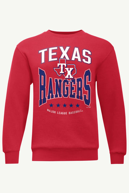 Starter Classic / MENS TEXAS RANGERS CENTER SQUEEZE SWEATSHIRT