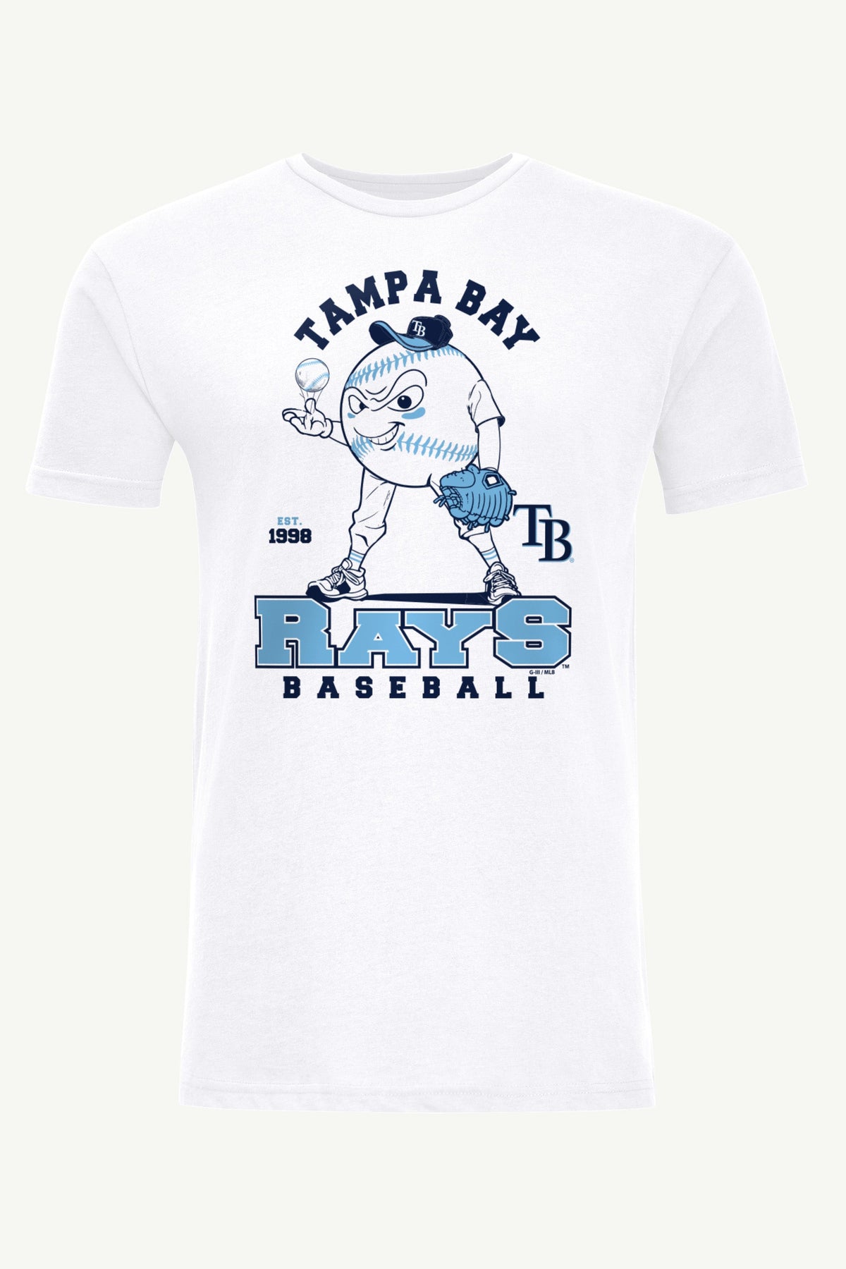 Starter Discount / MENS TAMPA BAY RAYS BASEBALL CHARACTER SHORT SLEEVE T SHIRT
