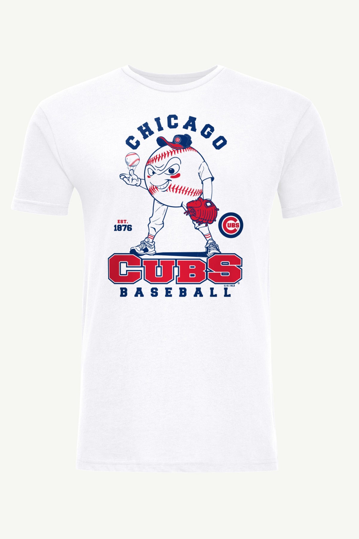 Starter Top Pick / MENS CHICAGO CUBS BASEBALL CHARACTER SHORT SLEEVE T SHIRT