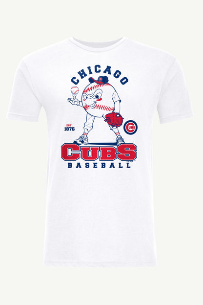 Starter Top Pick / MENS CHICAGO CUBS BASEBALL CHARACTER SHORT SLEEVE T SHIRT